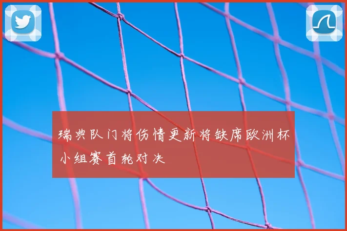瑞典队门将伤情更新将缺席欧洲杯小组赛首轮对决